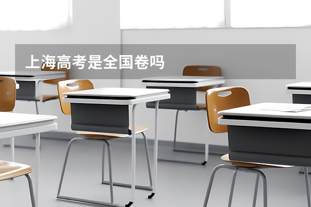 上海高考是全国卷吗