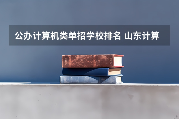 公办计算机类单招学校排名 山东计算机专业大学排名